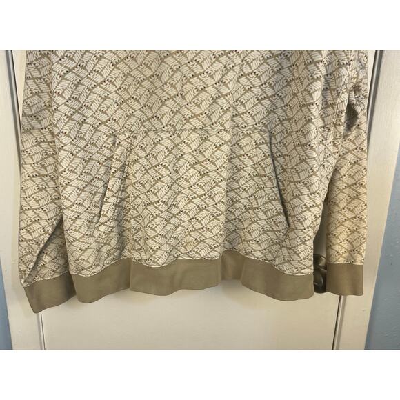 Nike Logo Hoodie Sweatshirt XL Khaki Logo Basketball Streetwear Skater - Picture 4 of 8